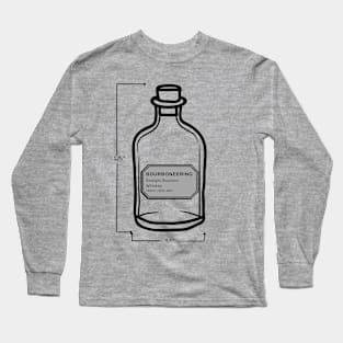 Bottle Engineering Drawing Long Sleeve T-Shirt